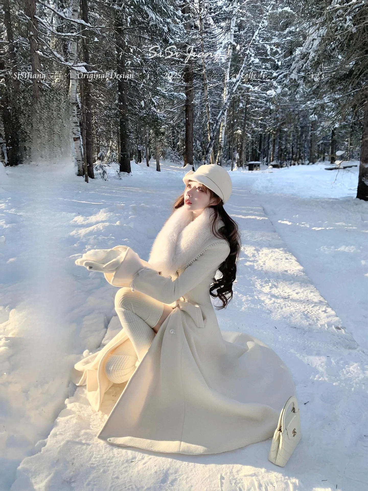 

Ele Hepburn Sle Long Coat Woolen Outerwear Waist-Cinching Winter Faionable Women's Korean Version Thiened Long Sve