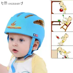 Capacete do bebê Capacete de Segurança Protetora Para Bebês Menina Algodão Infantil Proteção Chapéus Crianças Cap Para Meninos Meninas Capacete Infantil