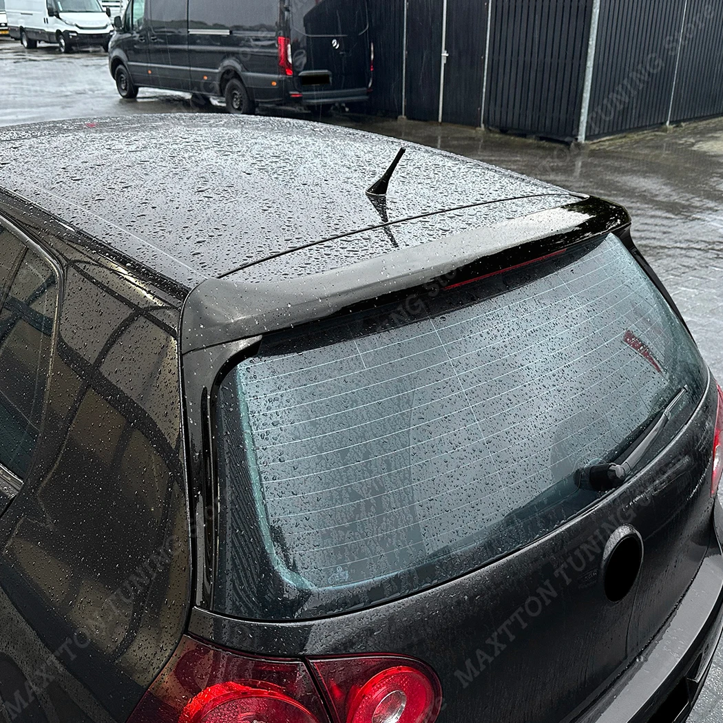 GTI Style Rear Spoiler For VW Golf 5 MK5 TSI TDI FSI 2006-2009 Hatchback Rear Window Side Wing Top Wing Splitter Body Kit