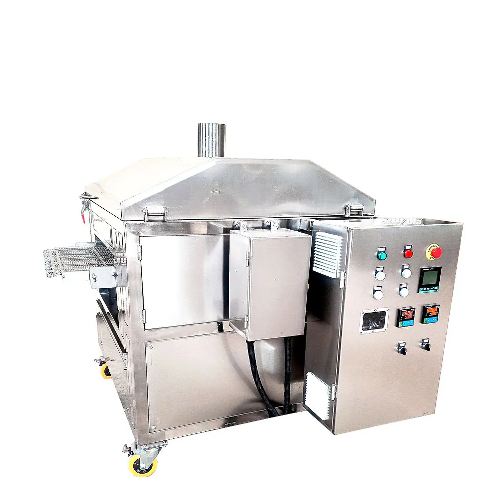 304 Stainless Steel Burger Charcoal Chicken Shawarma Grill Beef Meat Steak Marking Machine With CE Approved