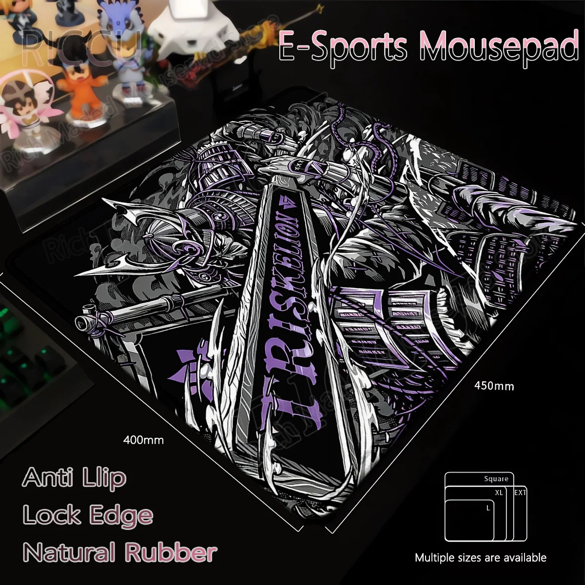 Japan samurai Small Size Mouse Pad Coaster Gamer Anti-slip HD Desk Mat Gaming Office Accessories Mousepad PC Keyboard Table Mats