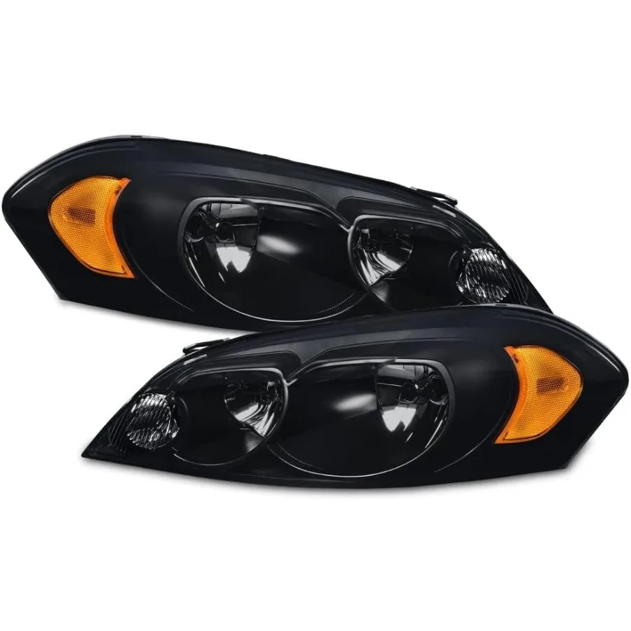 

Headlights Assembly Front Lamps Compatible with Chevy Impala 20062013 Fit Monte Carlo 20062007 Fit Impala Limited 20142016 Smok