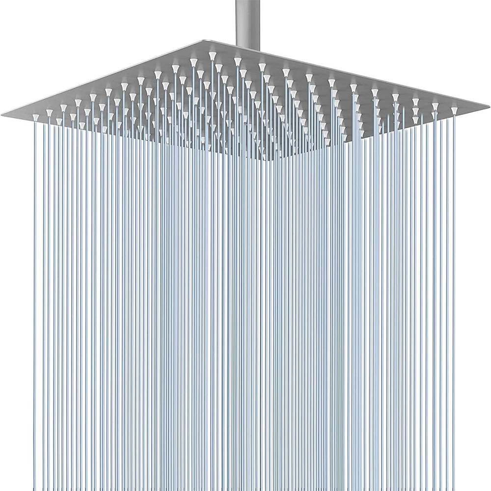 High Pressure Rainfall Stainless Steel Shower Head High Flow 8\