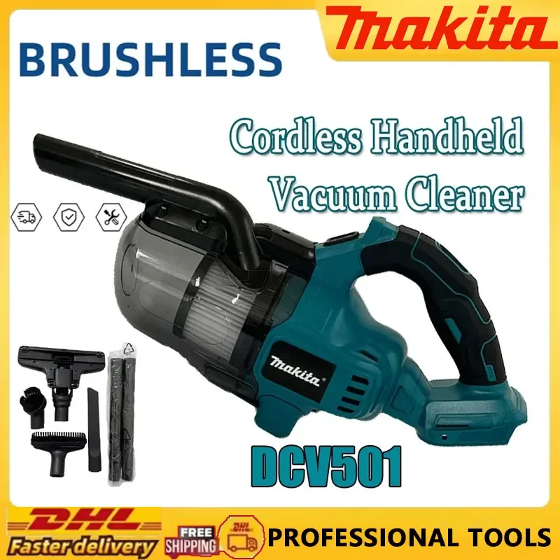

Makita Floor Collector Carpet Car Cordless Vacuum Cleaner Handheld Dus Pet Hair Cleaning Power Tool 18V Battery