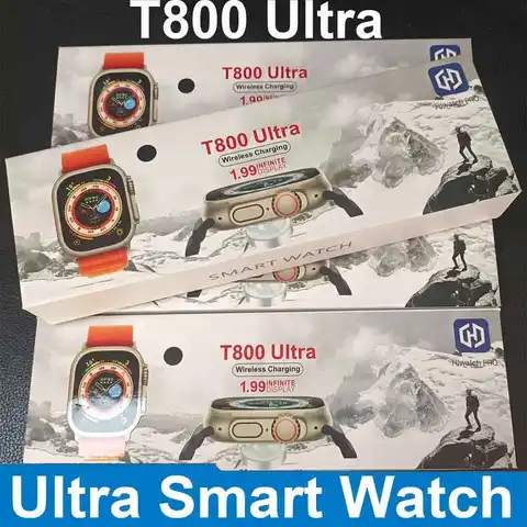 Wholesale Original T800 Ultra Big Smart Watch 1.9 inch Bluetooth Call IWO Series 8 Men Women Sports Smartwatch For IOS Android
