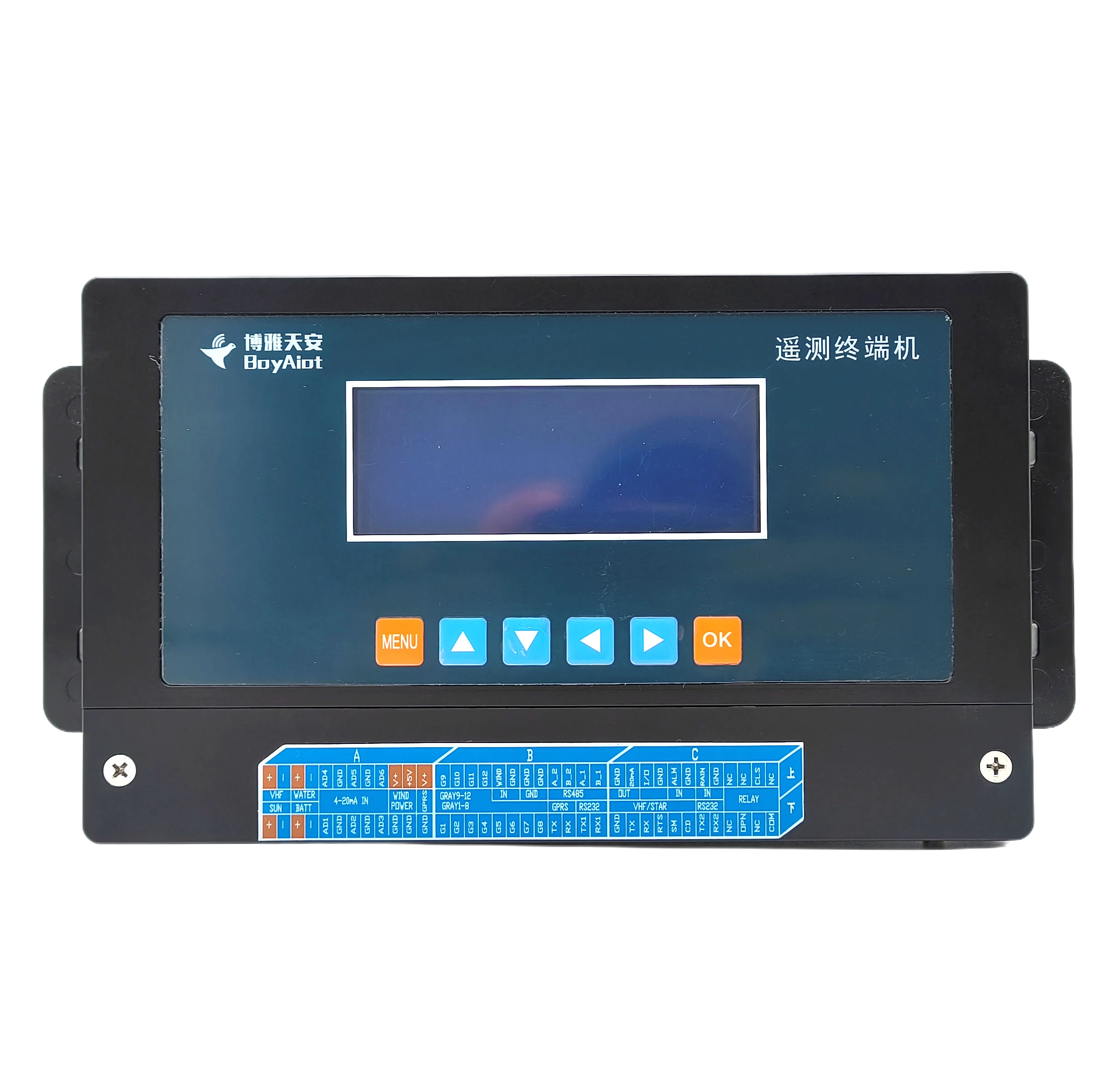 -S502-4G rtu محطة القياس عن بعد اللاسلكية 4G RTU لمحطة الهيدروولوجيا محطة الطقس الصناعية 4g Rtu Modbus Tcp/UDP