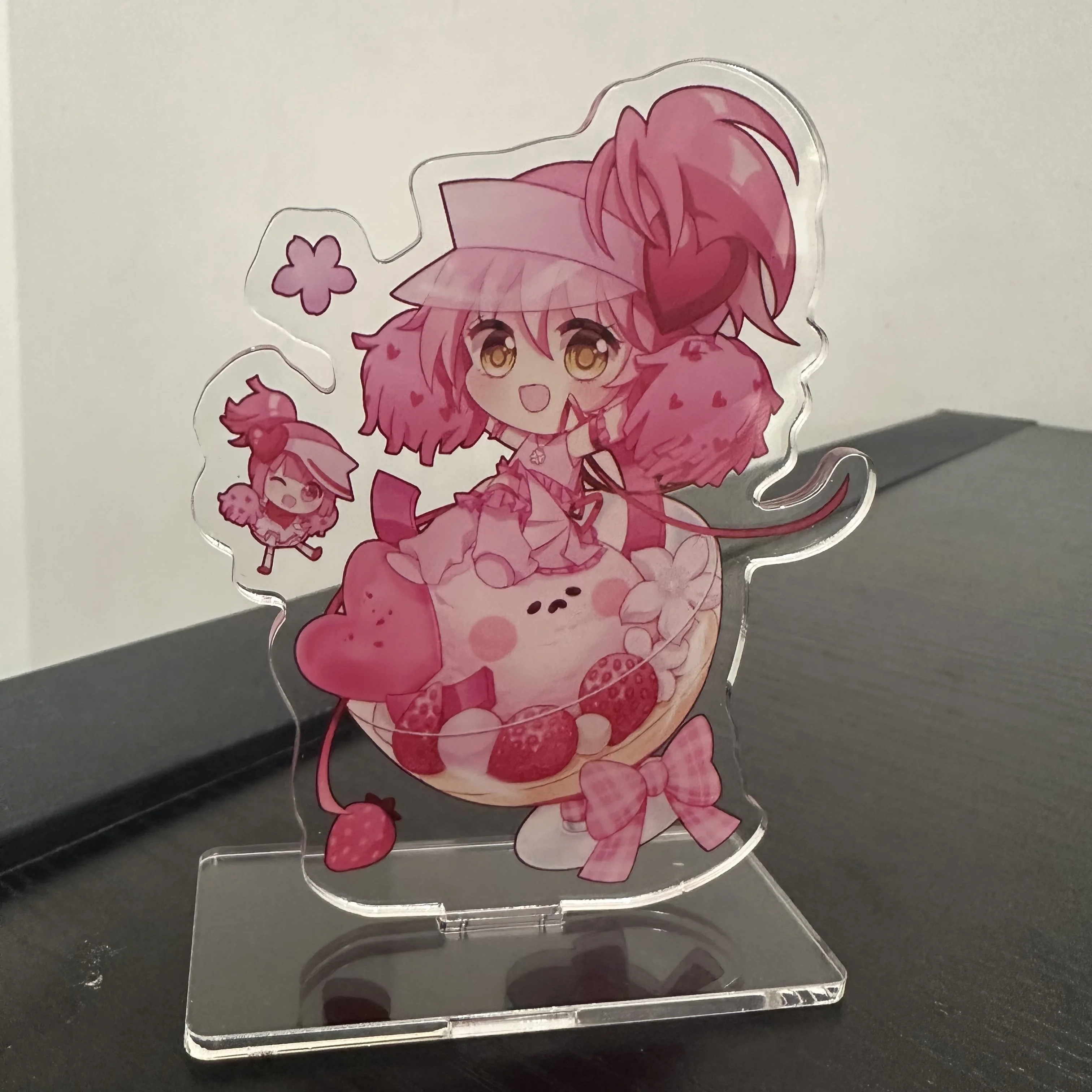 10CM Anime Shugo Chara Figures Ran Suu Dia Cosplay Acrylic Stand Model Plate Desk Decor Standing Sign Prop Fans Christmas Gifts