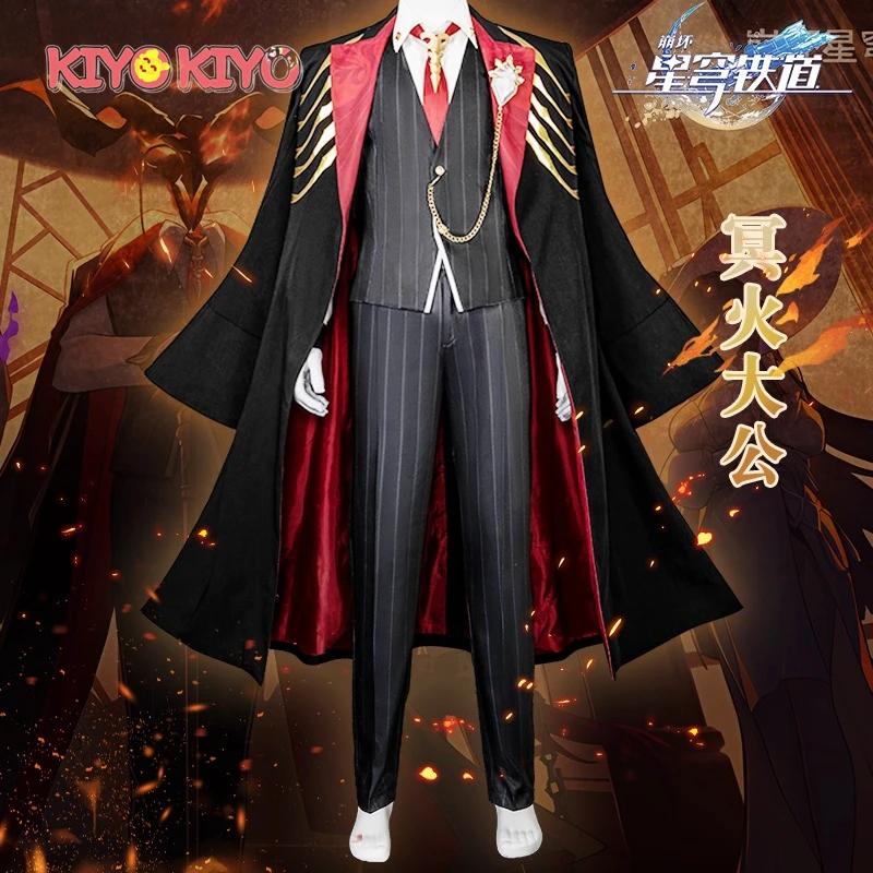 

KIYO-KIYO Honkai: Star Rail Ifrit Cosplay Costume Anime Game IfritUniform Suit Halloween Costumes Male