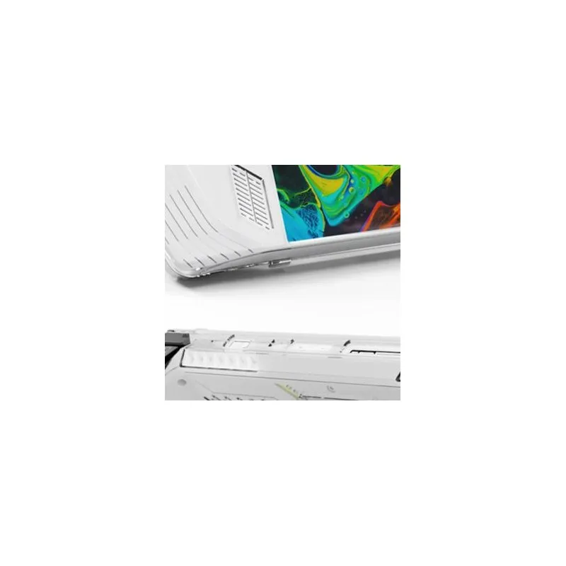 Transparent Protective Case Anti-collision with Folding Stand Game Case Accessories for Asus ROG Ally Game Console