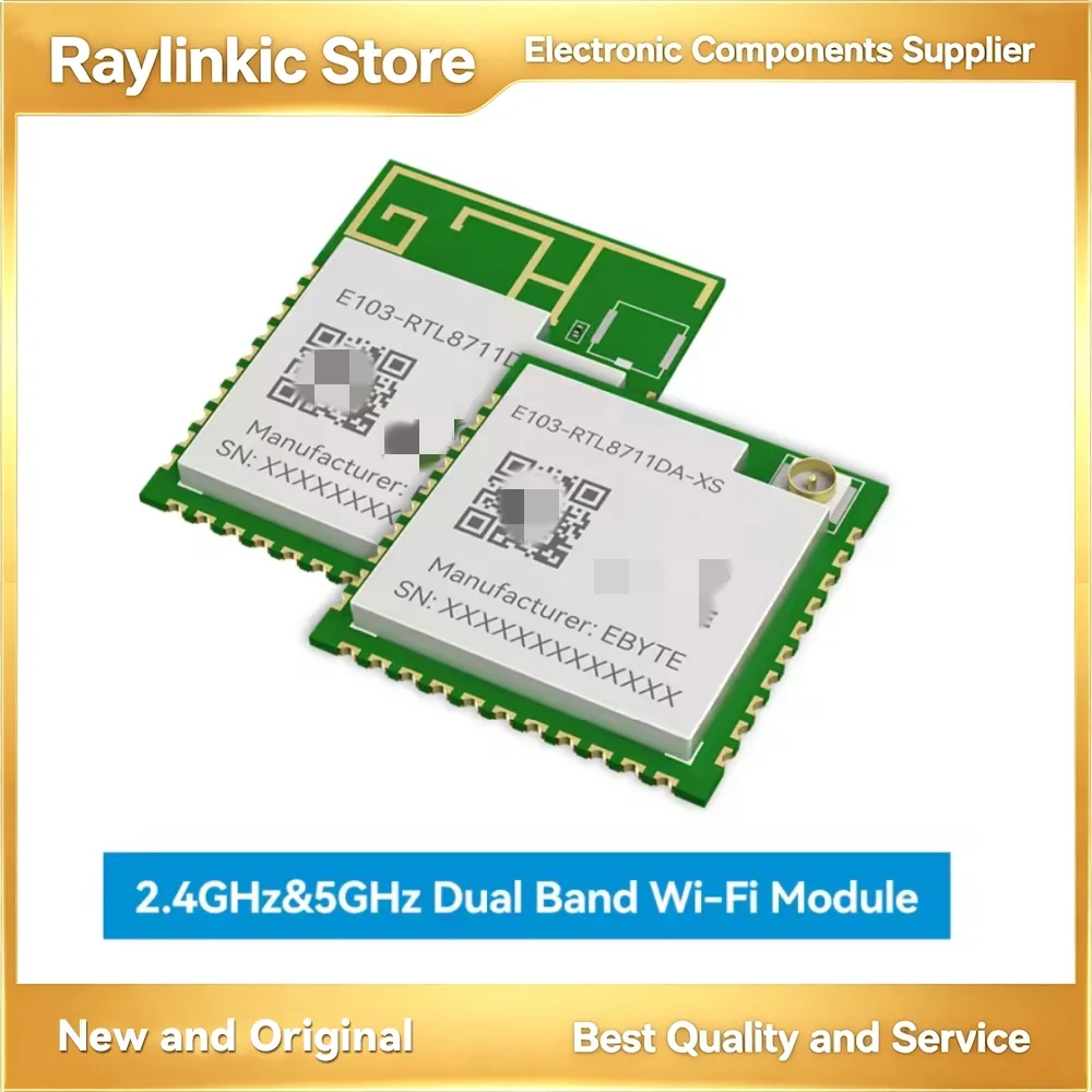 WiFi Wireless Module Dual Band 2.4GHz/5GHz BLE5.0 EBYTE E103-RTL8711DA-XS E103-RTL8711DA-PS AP/STA Mode for IoT Applications