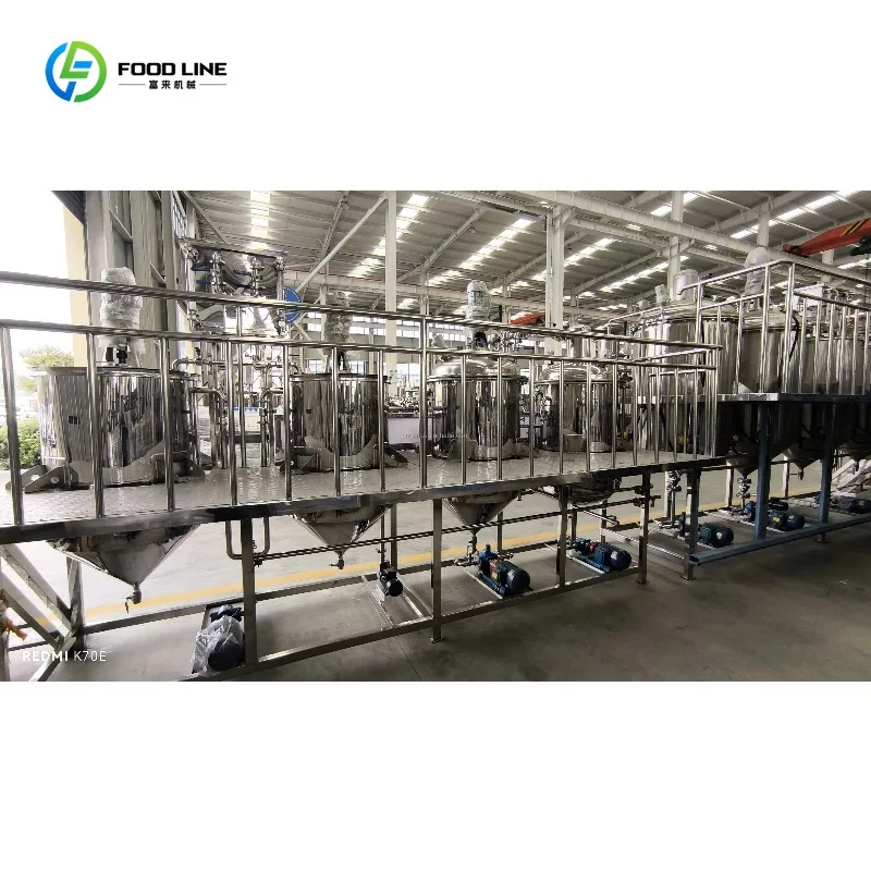Automatic Oil Pressing Production Line for Palm Cooking Oil Refined From Coconut Seed Raw Material Edible Oil Refinery Machine