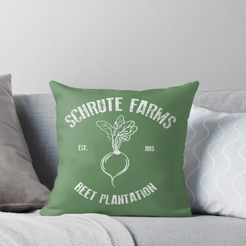 

Schrute Beet Plantation Throw Pillow Decorative pillowcase Christmas Pillow Covers Pillowcase Cushion pillow