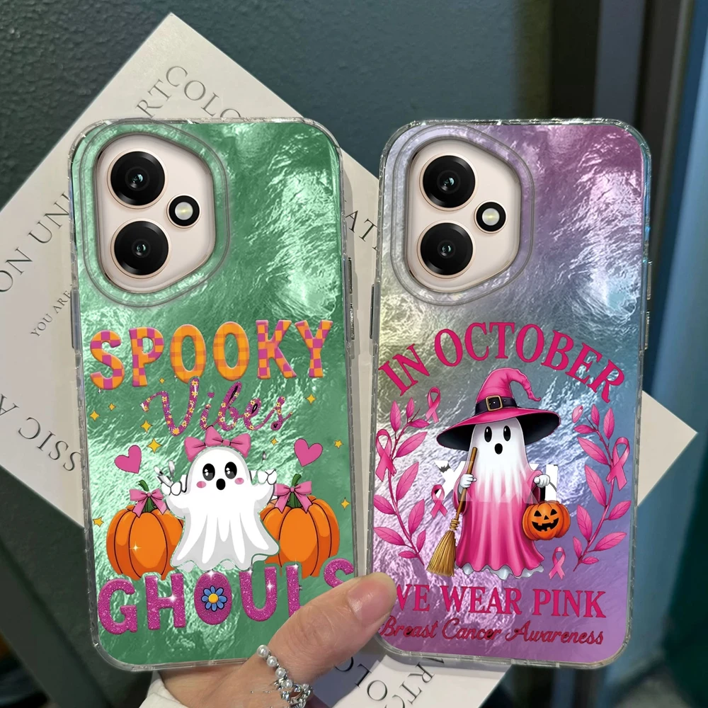 

Couple Halloween Phone Case For Huawei Honor 400 200 Pro Magic7 6 5 Lite 90 Smart X7c X9c X9a X8a X8b X8c Girls Funda Cover