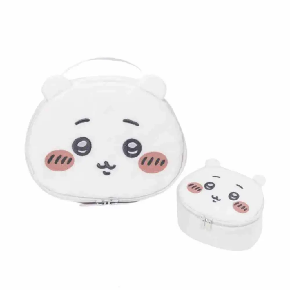 Cute Cosmetic Bag Chiikawa Storage Bag Anime Kawaii Usagi Hachiware Handbag Student Large Capacity Portable Travel Bag Gifts - view 6