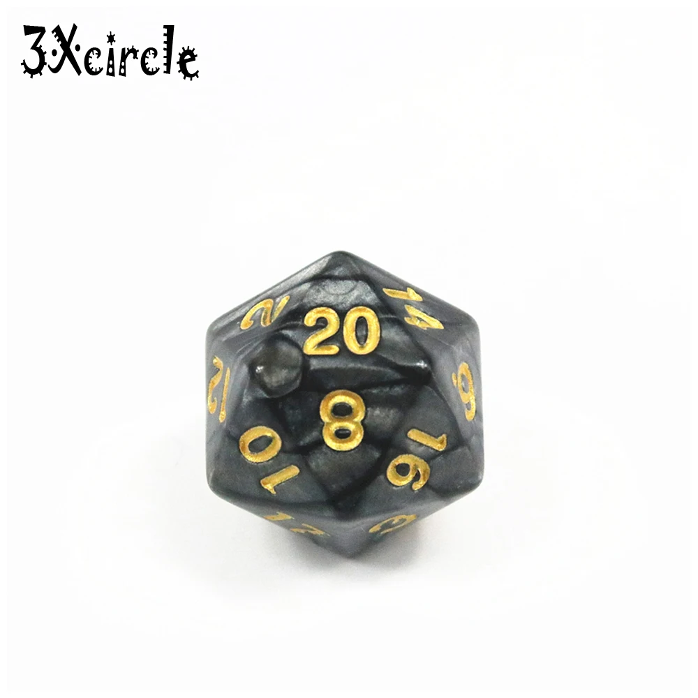 Top Kwaliteit 10 Stuks Trpg Pearlized Effect D20 Dobbelstenen Voor Dndgame 20 Zijdige Spel Data Rijke Kleuren Desktop Spel.