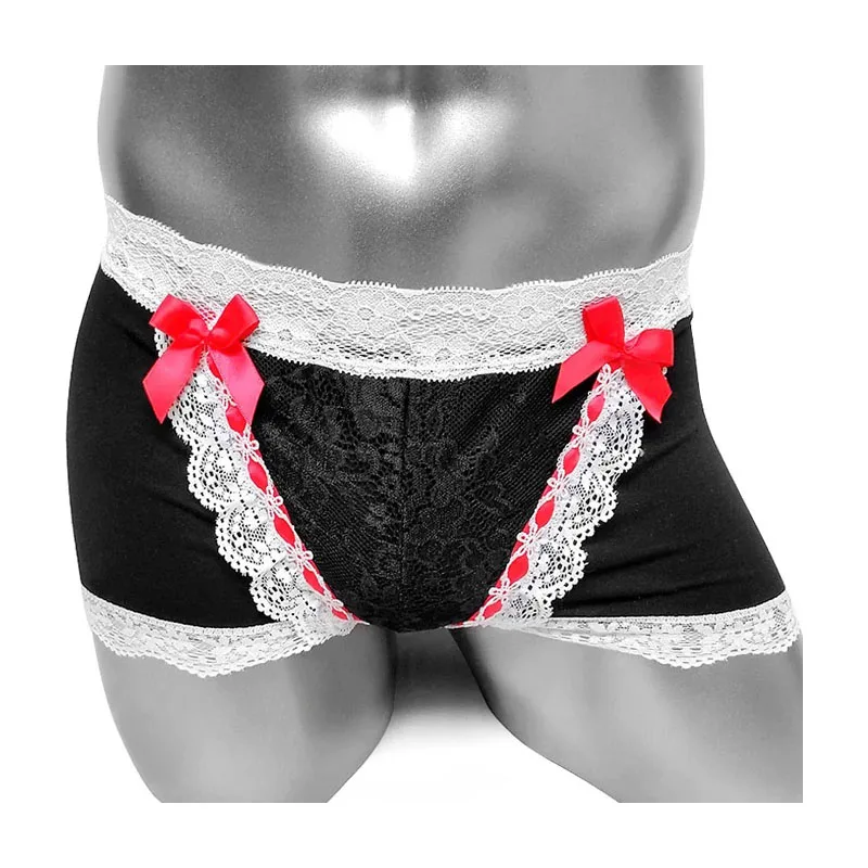 

Кружевные трусы-боксеры с цветочным принтом, хлопковые эластичные сексуальные мужские тонкие трусы, брендовые мужские трусы с низкой посадкой для геев
