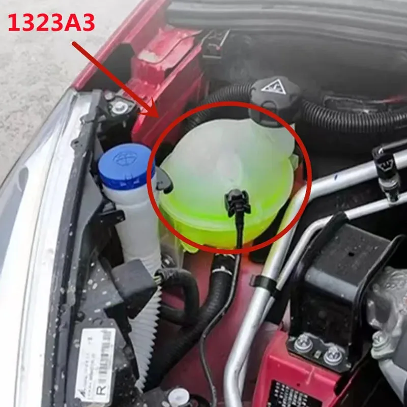 1323A3 For Peugeot307 307CC 307SW 308 408 CitroenC4 C-TRIOMPHE Engine degassing tank,Antifreeze Pot,Expansion Pot Coolant Kettle