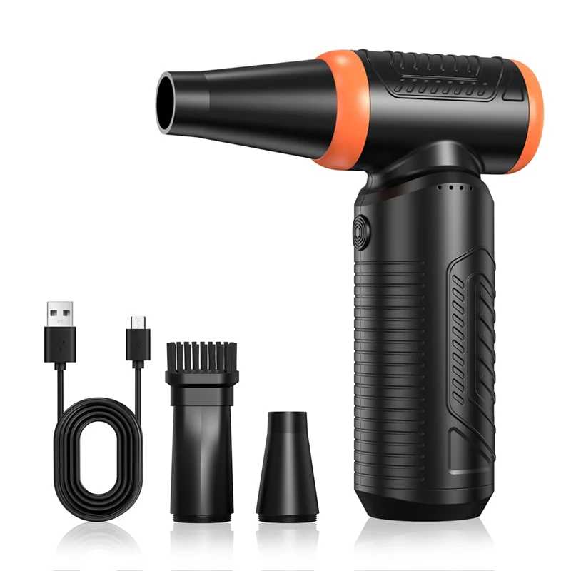 B98A-Brushless Mini Air Duster Compressed Air Blower For Keyboard For Camera And Car Cleaning