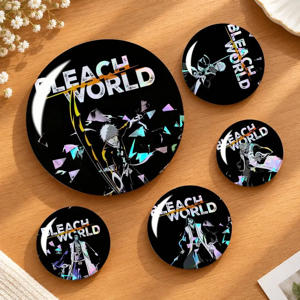 So Cool Anime B-BLEACH Characters Badges Creative Tinplate Round Button PinsBrooch Badge Clothes Backpack Custom