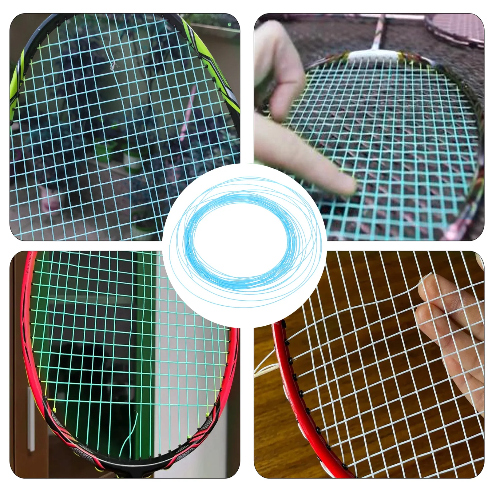 

Badminton Racket String High Elasticity Durable Nylon Thread Rigorous Training Match Supplies Tennis String Badminton Line