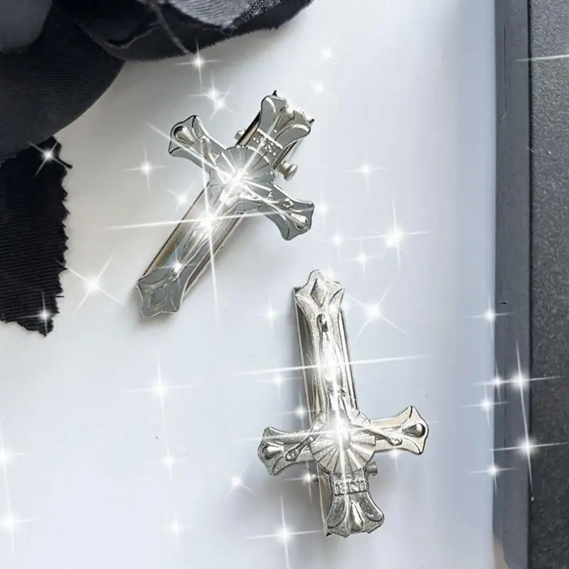 Simple Hairclip Rustproof Hairclip Y2K Gothic Side Clip Non-slip Barrettes Thin Hair Accessories Hair Jewelry Gift