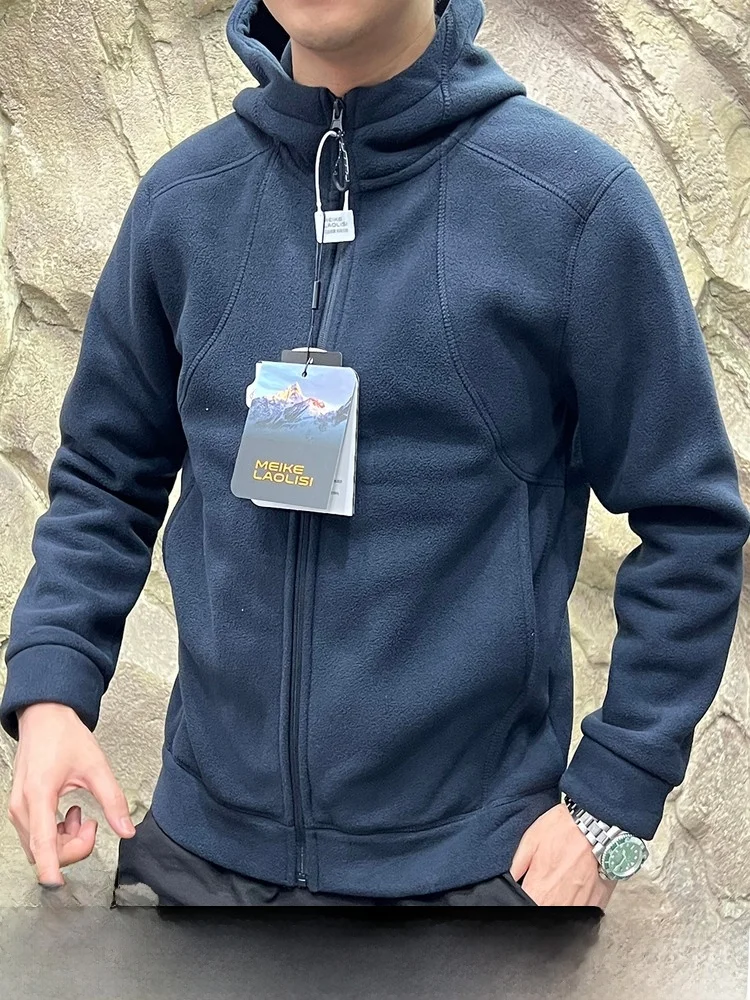 

Антистатический клейкий бархат серии Peak, повседневный дэт с капюшоном на подкладке для мужчин и женщин, осень-зима, устойчивый к холоду...