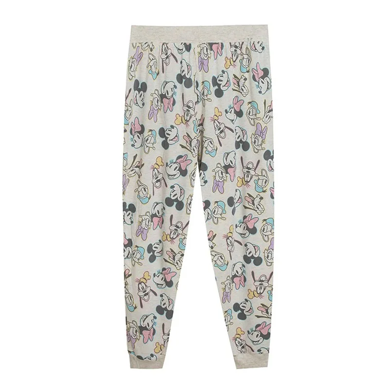 Disney Mickey Minnie Mouse Daisy Donald Duck Fleece Sweatpants Women Casual Cartoon Sports Pants Pajama Bottoms Trousers Femme