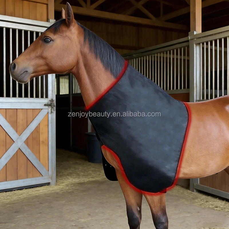 2026 Horse Red Light Therapy Neck Wrap 348 LEDs 660/850nm for Muscle Recovery OEM/ODM CE Certification Built-in Rechargeable