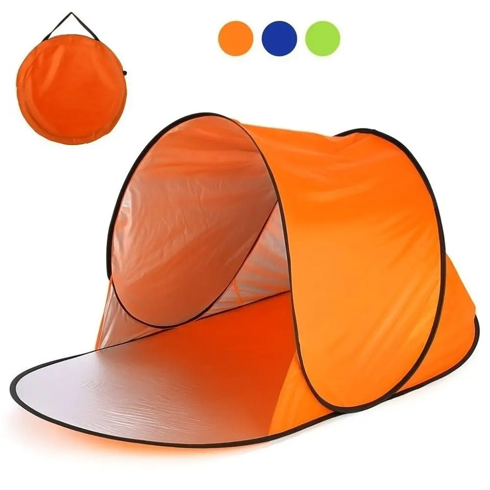 

Sun Awning Silver Coated Small Folding Tent Instant Pop-up UV Protection Sun Shelter Automatic Portable Mini Beach Tent Summer