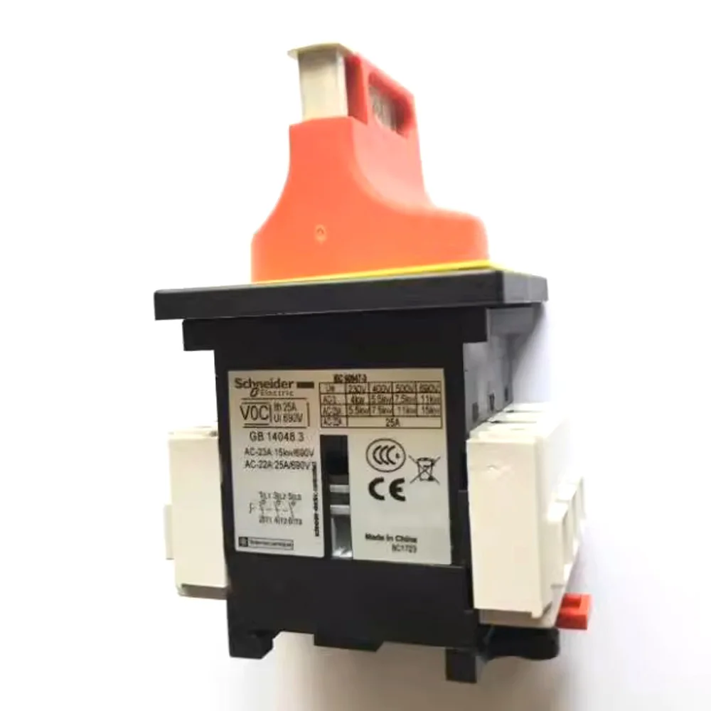 

Новый оригинальный Schneider Electric 25A 3P 3NO VCF0C (V0C + KCF1PZC) корпус переключателя нагрузки V0C и панель KCF1PZC переключатель-разъединитель