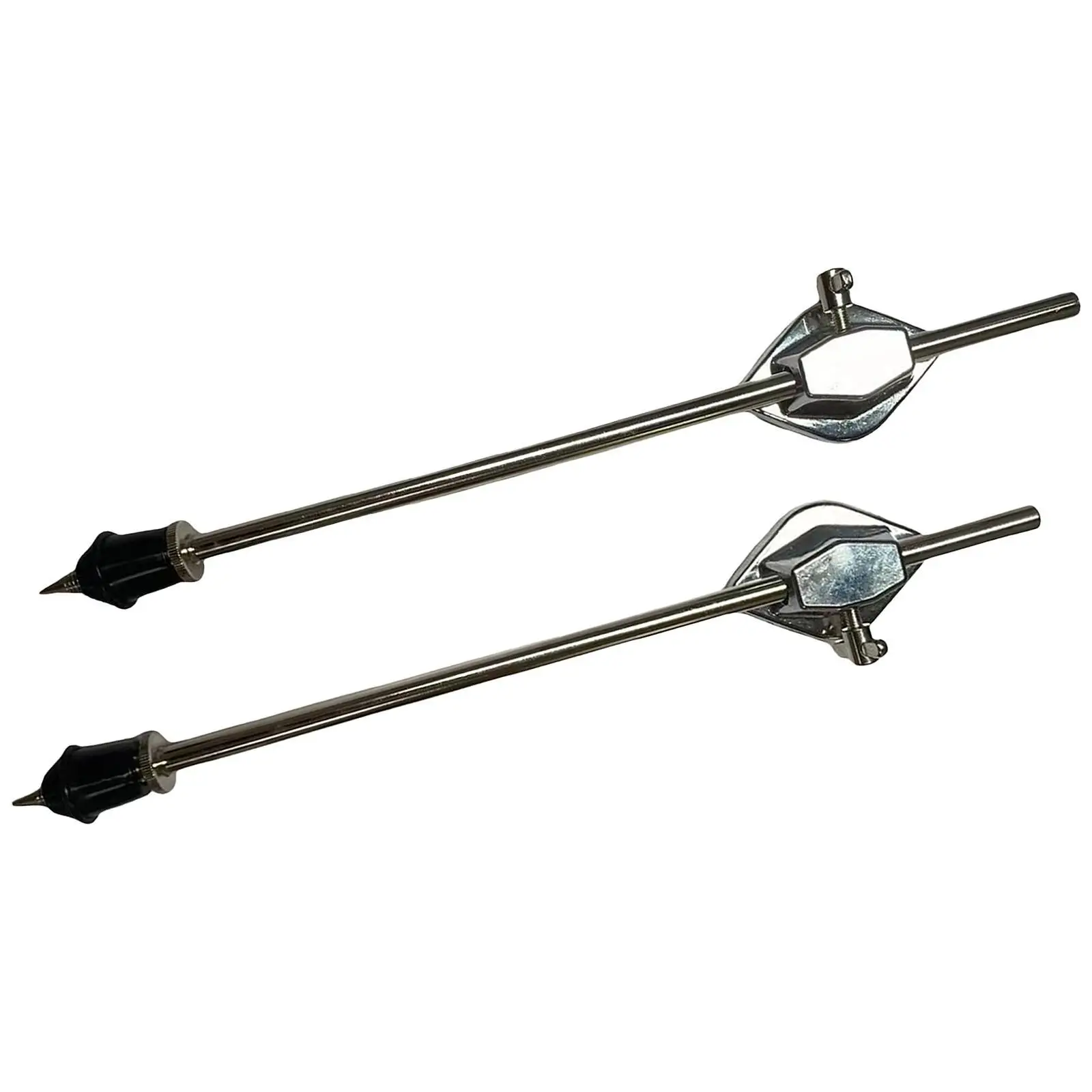 Metal Drum Support Feet Zinc Alloy Floor Tom Legs Sturdy Non Slip Drum Parts and Hardware Replacement for Drum Set Stability