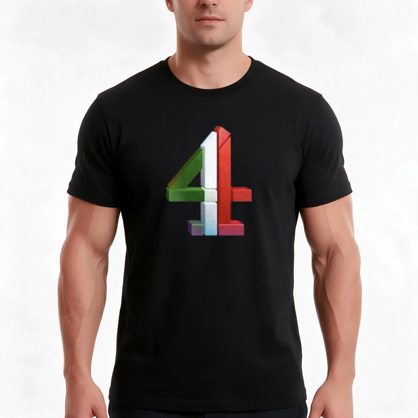 Football Italia T-Shirt, Summer Casual Cotton Tee, Oversized Streetwear Tops, Vintage Graphic Print, Loose Fit Short Sleeve