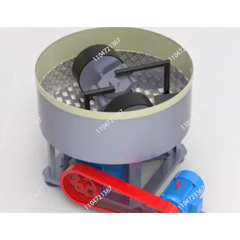 Wheel mill mixer Double roller sand mixer Vertical flat mouth double wheel mill dry powder mixer