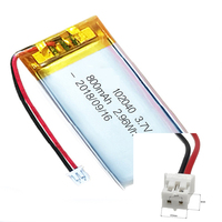 Rechargeable 3.7V 800Mah 102040 Lithium Polymer Ion Battery For MP3 TABLET MOBILE POWER MP4 CHARGING TREASURE POWER DVD