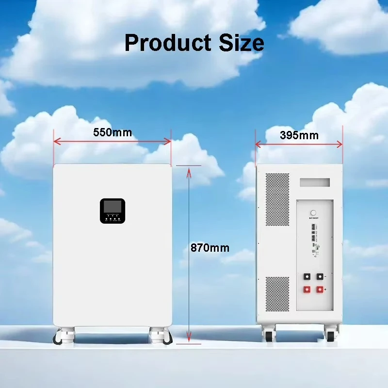 Wheeled All‑in‑one LiFePO4 Energy Storage Cabinet Built‑in 12kW Three‑phase Inverter Off‑Grid Power Supply