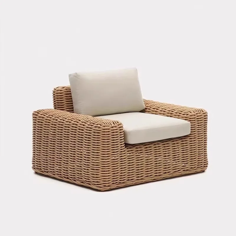 

Sofa Combination Terrace Outdoor Courtyard Waterproof Sunscreen Villa Garden Nordic Sofa Flower Furniture