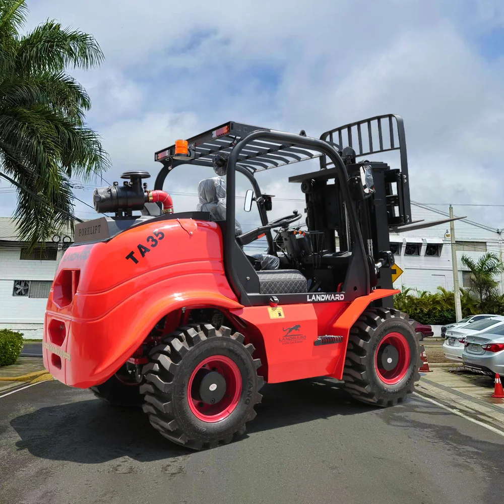 

Factory Direct Sales 6 Ton Articulated Off-Road Forklift All Terrain Handling Forklift All-In-One Small Forklift Customized Sale