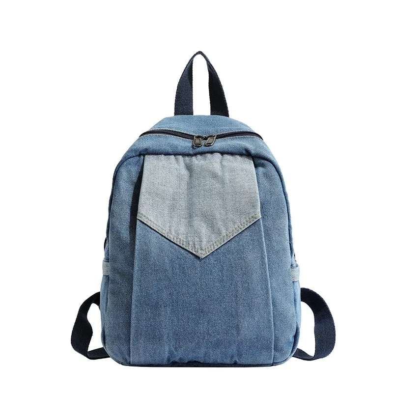 

Женский рюкзак, маленький женский рюкзак, модные дорожные потертые джинсовые повседневные рюкзаки для школьных сумок, корейский рюкзак для девочек Mochila