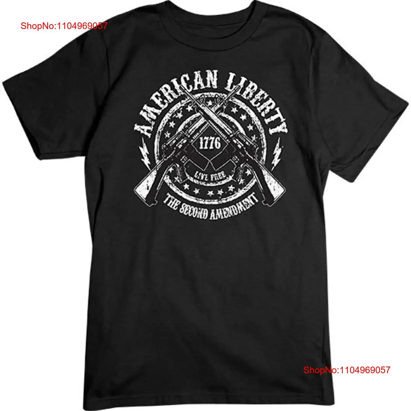 2nd AMENDMENT T SHIRT America Liberty Freedom Right Bear Arms Live Free vintage Washed Stylish Soft fashion Breathable