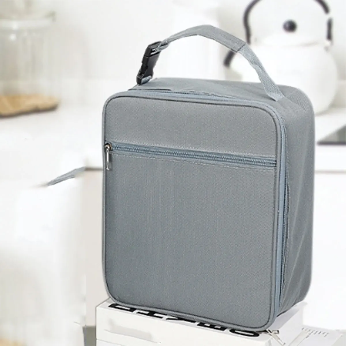 حقيبة حرارية محمولة لصندوق الغداء للعمل مع حقيبة بينتو المحمولة من رقائق الألومنيوم وحقيبة ثلج سميكة وحقيبة صندوق الغداء ذات سعة كبيرة #1