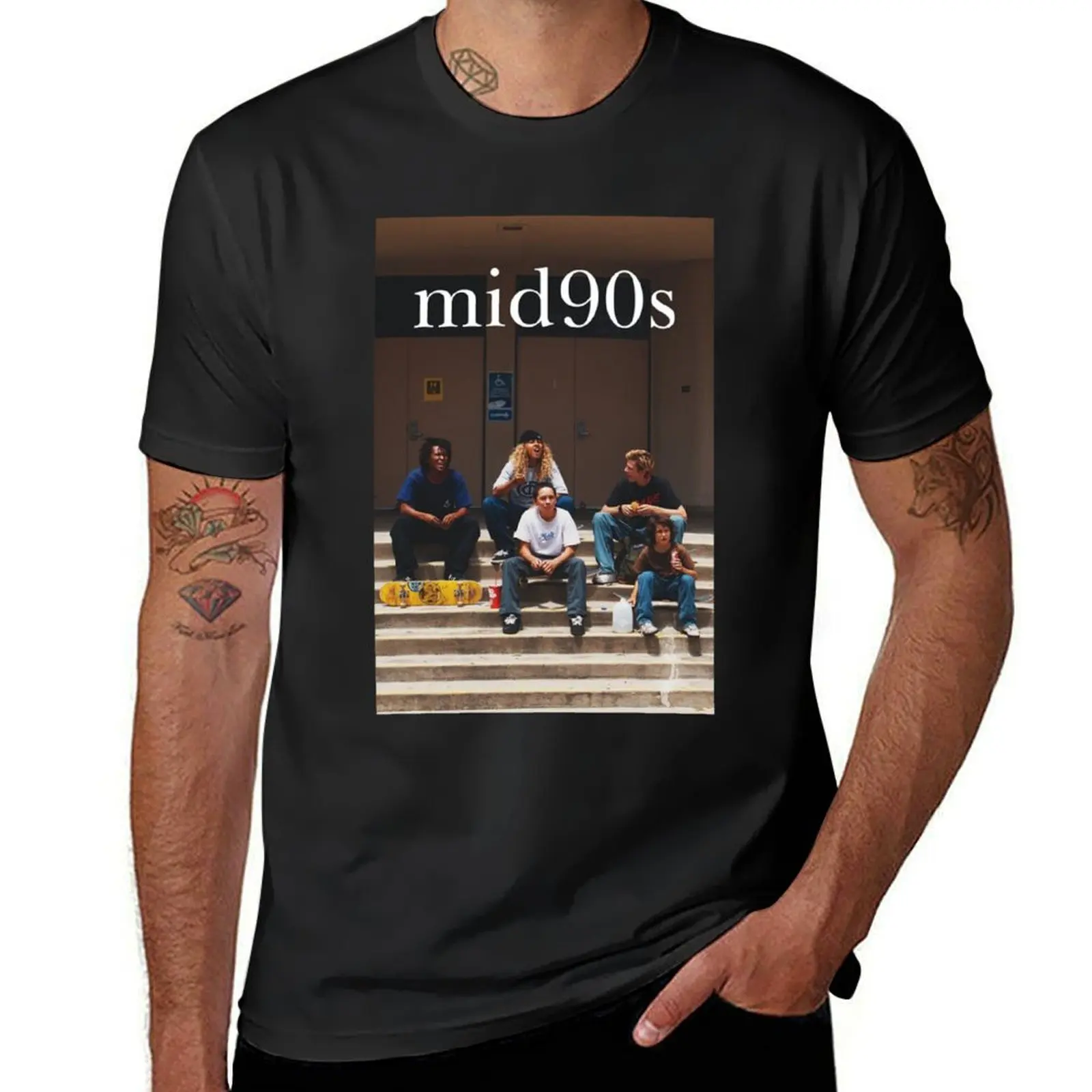 Mid 90s movie T-Shirt sports fans boys whites kawaii clothes mens graphic t-shirts pack