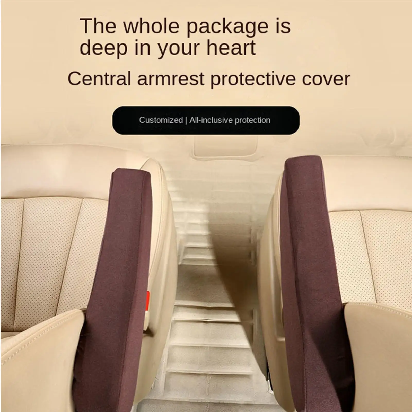 Automobile Armrest Covers Automotive Fabric Seat Arm Rest Cover High Elastic Car Arm Rest Protection Covers For Cars Trucks