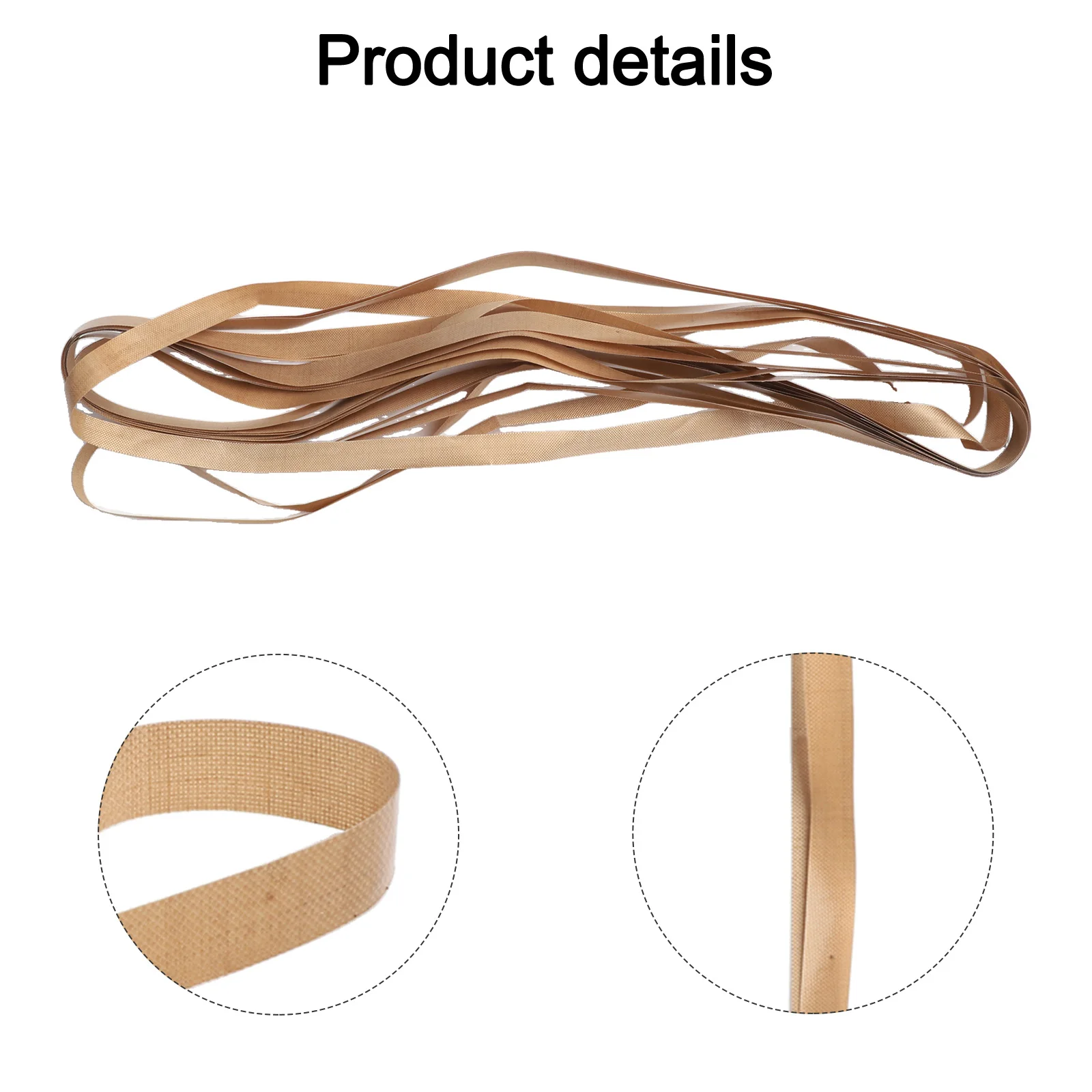 10Pcs PTFE Belt For FR-900 FR770 Continuous Sealer 750x15 770x15 810x15 Conveyor Belt Brown For FR-900 FR-980 FR-770 FR-810
