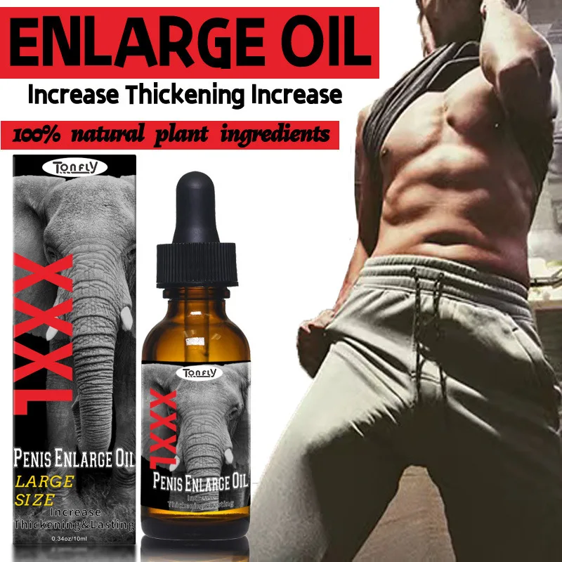 Xxxl penis enlargement oil enhances thickening and growth men\'s big dick erection delayed ejaculation massage essential oil