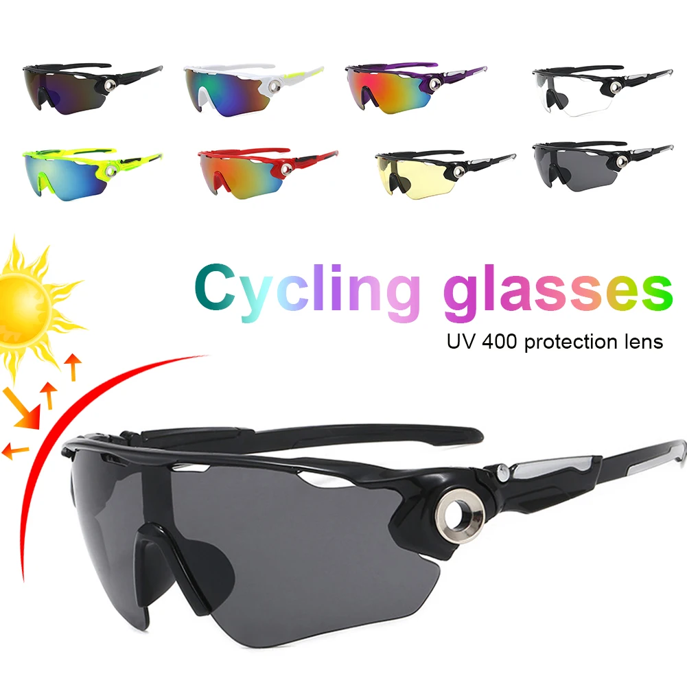 Polarized Lens Cycling Glasses UV 400 Protection Eyewear Running Sunglasses Mountain Bicycle Goggles for Men Women