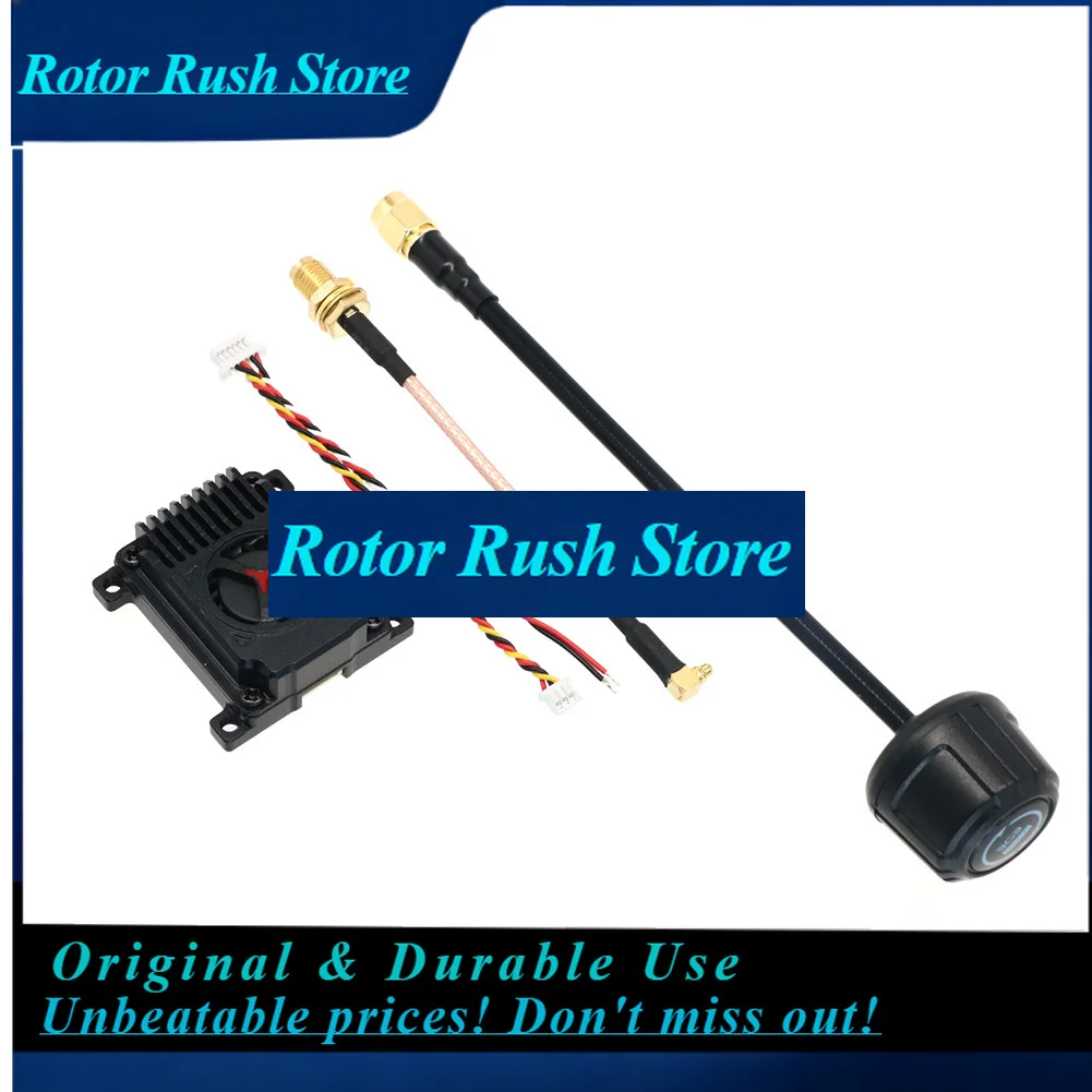 RoRuSAneegFpv 3.3G 3.5G 4W VTX 16CH+3.3Ghz Analog VRX Wireless Video Audio Transmitter Receiver For FPV Long Rang RC Racing Dron