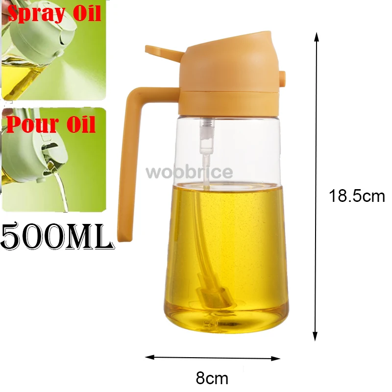 2in1 Keuken Spray Olie Dispenser Olie Sproeier Polijstmachine Of Alleen Spray voor Lucht Friteuse Salade Grillen Roosteren Koken Keuken Acce