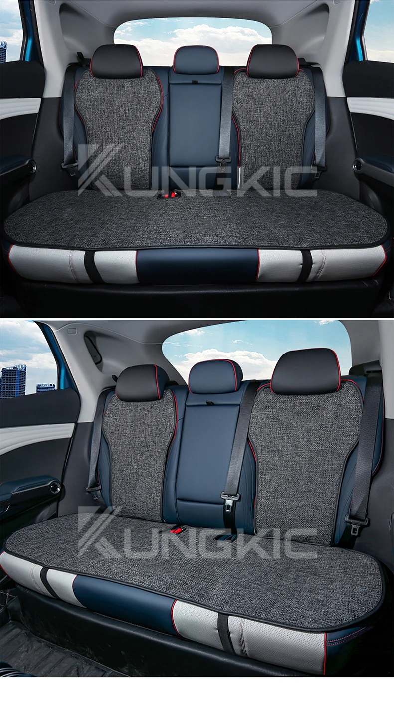 Für BYD Atto 3 Yuan Plus Tang Dolphin EV 2021 2022 2023 2024 2025 Leinenkissen Atmungsaktive Unterlage Autositzmatte Schützen Sie Zubehör – Detail 10