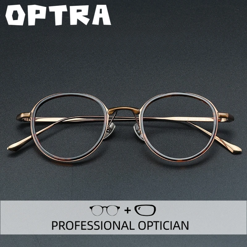 

OPTRA Ultralight Adult Fashionable Men High Quality Anti Blue Ray Eyeglasses Reading Glasses Custom Prescription Optical Eyewear