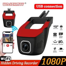 1080P Car Camera Wifi Car DVR USB/24H buckwire Parking Monitor Dash Cam Car Dvr Car DVR Video Recorde Front Camera Dashcam